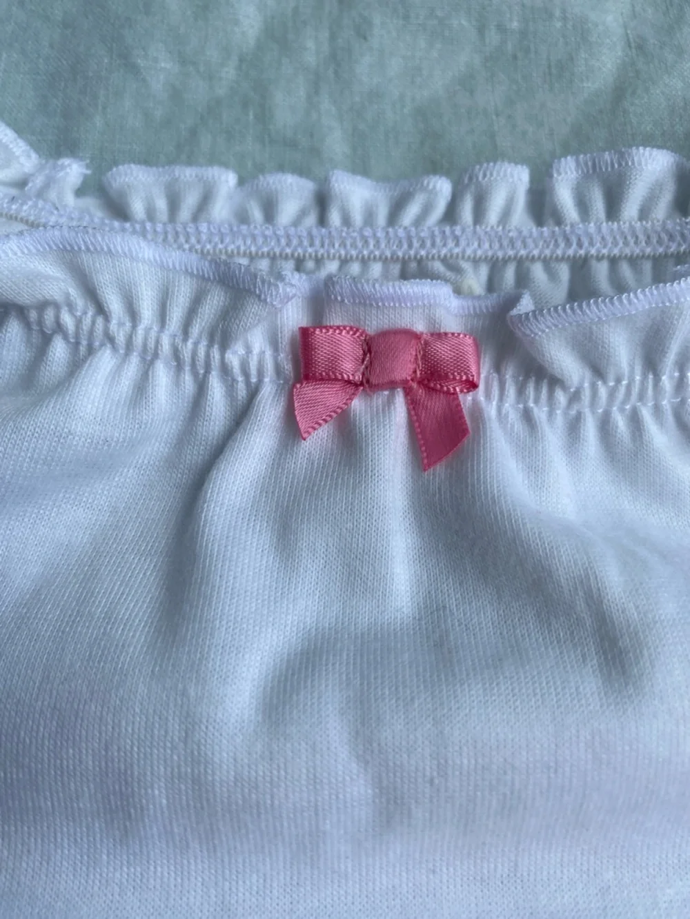 Gymboree embroidered ballerina ostrich white cap sleeve top